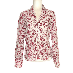 Rojada floral button-down shirt